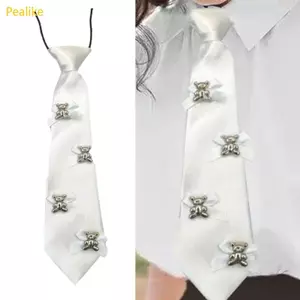 Cà vạt buộc sẵn hiện đại Pealike dành cho người mới bắt đầu Vải Polyester nhẹ chống nhăn