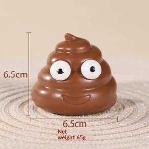 Đồ chơi giảm căng thẳng Poop Squishy ngộ nghĩnh có đôi mắt to - Đồ chơi bóp phục hồi chậm để giải trí và thư giãn
