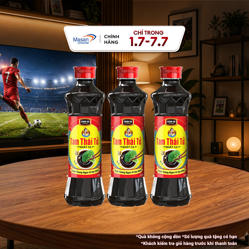 Combo 3 Nước Tương Tam Thái Tử Nhất Ca 650ml