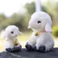 1 Chiếc Dễ Thương Nhồi Bông Cừu Trang Trí Tai Dài Lông Tơ Với Chuông Nhỏ Nelace Mềm Mại Sang Trọng Mặt Dây Chuyền Cho Bapa Móc Khóa Phụ Kiện