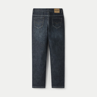 [HỎA TỐC 4H] Quần Jeans Nam HLA Xanh Đậm Cao Cấp - Cotton Co Giãn, Giữ Form Thoải Mái, Bền Màu Và Tôn Dáng