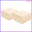 2 Chiếc Màu Be Gỗ Thông Hộp Bảo Quản Dung Tích Lớn Nắp Trang Trí Trang Sức Thủ Công Tổ Chức Kevga