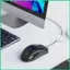 Giá đỡ cáp Dính Silicone Hai khe để bàn Giá đỡ cáp cho máy tính Điện thoại Máy tính bảng Đầu giường Phòng học jiwvn
