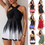 Chia Đồ Bơi Nữ Gradient Đồ Bơi Tankini Kỳ Nghỉ Bikini