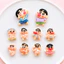 Set Charm Shin Kẹo Ngọt & Thiên Thần Nhà Tắm – Bộ 10 Charm Resin Trang Trí Dép Kawaii Cao Cấp Hot Trend