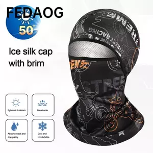FEDAOG Full Face Cap Bandana Thoáng Khí Đi Bộ Đường Dài Khăn Mũ Bảo Hiểm Lót Mũ Xe Đạp Mũ Mặt Hood Làm Mát Cổ