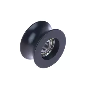 {TB & Bag} Lớp phủ cao su bánh xe Tra đường kính 14mm 5 * 26 * 13 Nylon POM Vòng bi nhựa bọc Ròng rọc rãnh hình chữ U.