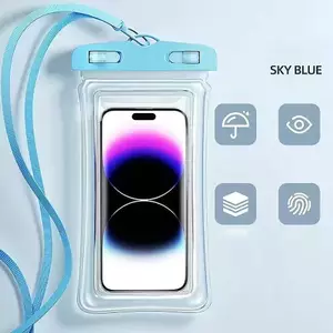 Túi đựng điện thoại di động màn hình cảm ứng chống nước Vỏ bơi trong suốt nổi FSI