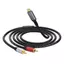 Cáp âm thanh btsg Type C sang 2RCA Bộ chuyển đổi USB C sang 2RCA cho âm thanh nổi và bộ khuếch đại ô tô cho điện thoại 15