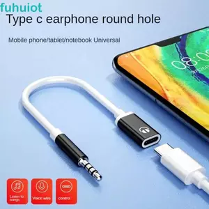 Bộ chuyển đổi giắc cắm FUHUIOT Type-C sang 3,5 mm, Cáp Aux nam 3,5 mm Bộ chuyển đổi nữ Type-c nam 3,5 mm, Chuyển đổi di động bền bỉ 3 5 mm sang loại C Tai nghe tương tự