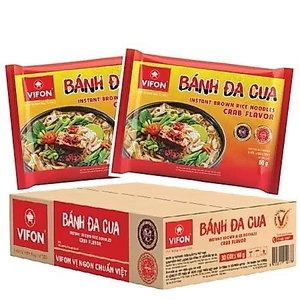Thùng Bánh Đa Cua Vifon 30 Gói x 60g Chính Hãng | Bánh Đa Cua Ăn Liền