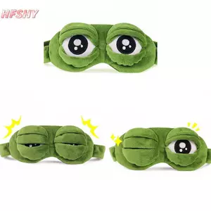 HFSHY Ếch Buồn Ếch 3D Mặt nạ Mắt Ngủ Ngộ nghĩnh Nghỉ Ngủ Ngộ nghĩnh Quà Tặng VN