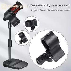 GE 1Pc Đa Năng Micro Lớn Cầm Tay Kẹp Giá Đỡ Với 3 / 8 Adapter Cho 3-6CM Mic Micro Mic Kẹp Đứng VN