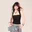 Áo Sát Nách Cúp Ngực Chấm Bi Viền Vai Nhỏ Nữ Tính A5166449 - - Hieuvy Botique
