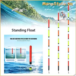 Phao ống hút MONOSTYLE, Lỗ cỏ Phao có độ nhạy cao bắt mắt, Cá chép Chép Crucian Chất lượng cao Phao mở rộng theo mùa Câu cá trên đá