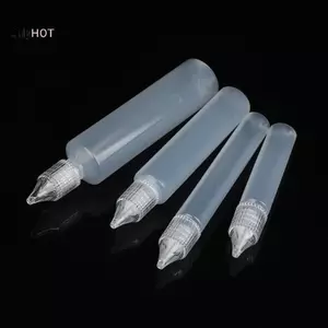 JULYHOT 10 / 15 / 30 / 50ml Chai nhỏ giọt bằng nhựa Chai lỏng có thể đổ lại 5 Chiếc Chai dài rỗng Hình dạng bút Chai cho hộp mực Sắc tố Massivedeals