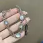 PNPIA- Kiss Trang Sức Kpop Vòng Tay Thép Titan Cho Nữ Y2K INS Thời Trang Hàn Quốc sel Mặt Dây Chuyền Vòng Tay Pulseras Quà Tặng