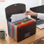 THEGIRL8B Accordion File Organizer, 13 / 25 Pocket Buckle Closure Thư mục tập tin mở rộng, Dễ dàng mang theo Tay cầm cầm cầm tay chống nước Túi tài liệu A4 bên trong đầy màu sắc