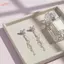 HFSHY Bướm Sáng Bóng Dài sel Bông Tai Dễ Thương Tinh Tế Không Gây Dị Ứng Trang Sức Cho Nữ Tiệc Hàng Ngày Đeo Quà Tặng VN