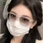 Kính Photochromic Mới Kính Chống Xanh Nam Nữ Đổi Màu Kính Mắt Chống Tia UV Vuông Khung Trong Suốt Kính Mắt EMKK