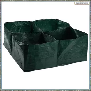 Giường Vải Trồng Vườn Lớn Lên, 4 Lưới Chia Chậu Trồng Vuông Thích Hợp Cho Trồng Rau, Hoa Và Cây