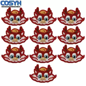 <cosyh>Embroidery Patch Sweatshirt Accessories Clothing Decoration Easy To Use