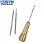 <cosyh>Durable Tools Set Copper Craft Accessories DIY Stitching 4pcs Leather needle