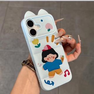 Ốp lưng cô gái kem dễ thương cho iPhone17promax 16/15plus trẻ thơ 14/13/12