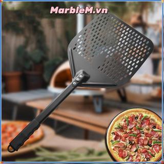 Xẻng Pizza Nhôm MARBLEM, Thìa Mái Chèo Pizza 12 / 14 inch Lớn, Có Thể Tháo Rời Với Tay Cầm Dài Dụng Cụ Nướng Bánh Pizza Quay Peel
