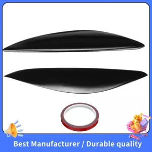 2 Chiếc Ô Tô Đèn Pha Lông Mày Bao Viền Sợi Thủy Tinh Đầu Đèn Miếng Dán Mí Mắt Cho / C Facelift 2006-2016