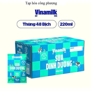 Sữa Vinamilk Dinh Dưỡng 220ml x 48 Bịch - Tạp Hóa CÔNG PHƯỢNG