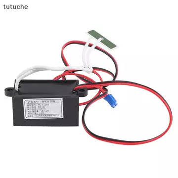 Tutu DC 12V Máy tạo Ozone Máy lọc không khí Khử mùi Khử mùi Máy tiệt trùng 50mg VN