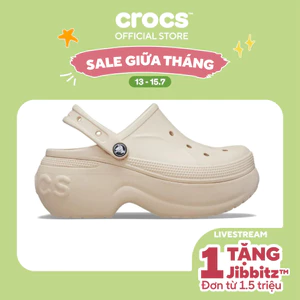 Giày Clog Unisex Crocs Bella - Winter White - 210062-11S
