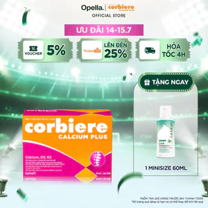 Thực phẩm bảo vệ sức khỏe Corbiere Calcium Plus Mới - Canxi hữu cơ + D3 + K2