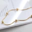 Vòng tay titan nữ không gỉ không phai màu lắc tay nữ mạ vàng 18k kiểu dáng viên bi phong cách nhẹ nhàng