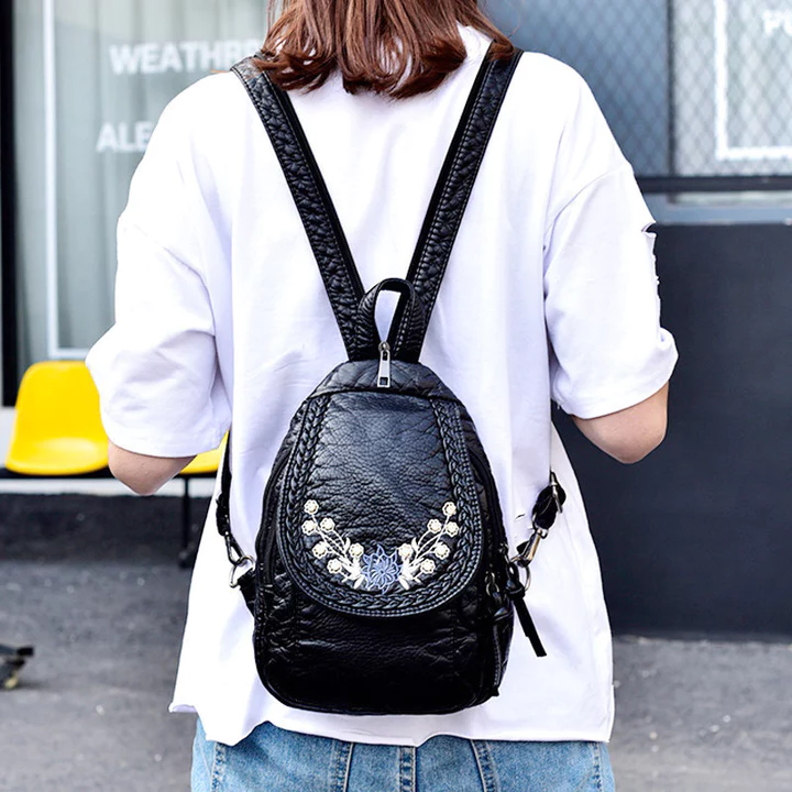 Women's Korean-Style PU Leather Backpack – Mini, for Travel – 3