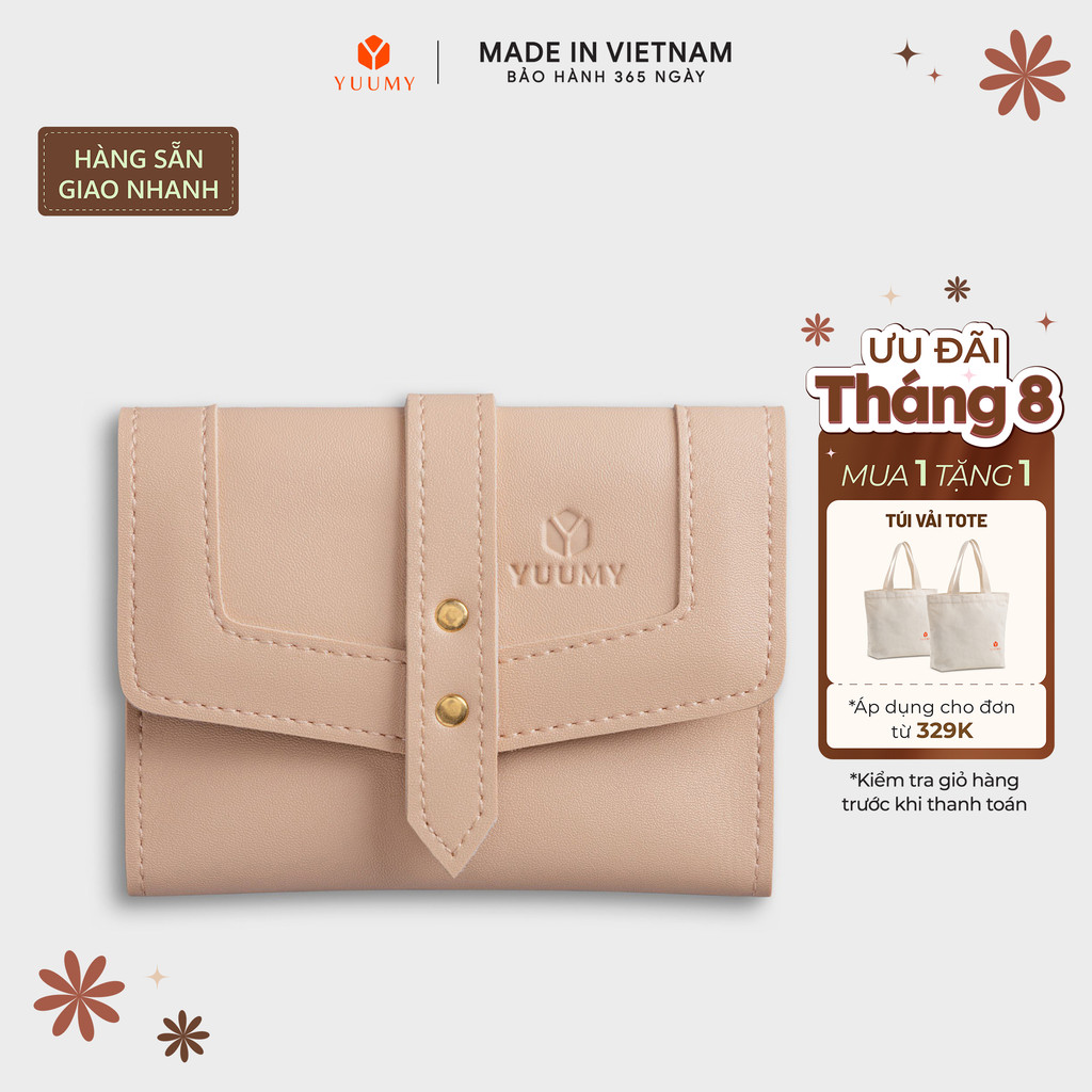 Ví Yuumy ( Thời trang nữ dáng cầm tay nhỏ gọn – Ví da YV29) Bagsmart