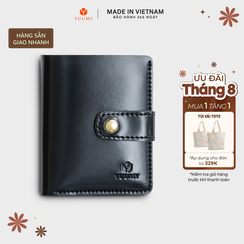 Ví Yuumy (Thời trang nữ khóa cài cầm tay – Ví da Seasand YV52)