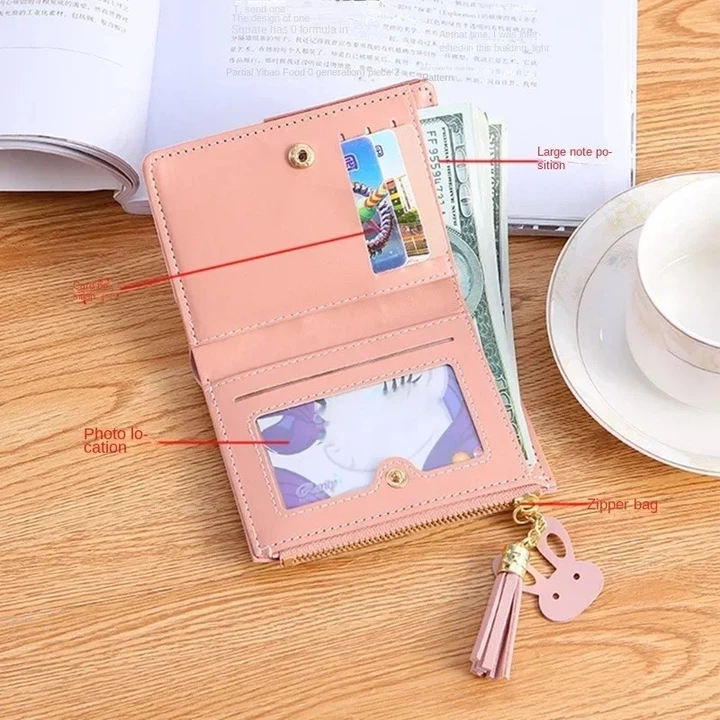 Women's Cute Short Wallet – Mini – 4
