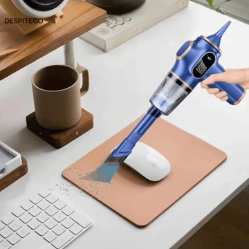 Máy hút bụi ô tô DESPITEGO, Máy hút bụi không dây công suất cao 120W 4500Pa, Loại bỏ bụi Hút mạnh Sử dụng kép Máy hút bụi cầm tay Sử dụng trong gia đình