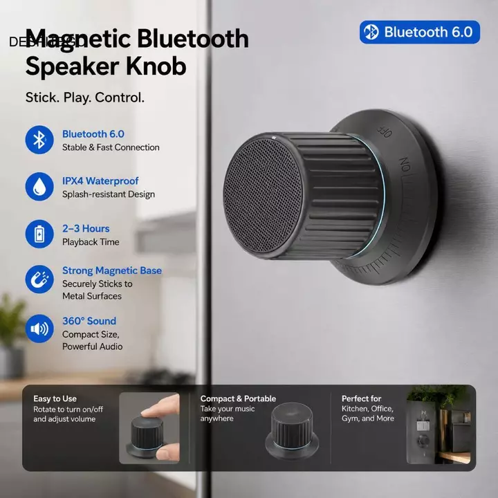 Loa Bluetooth Không Dây Mini DESPITEGO, Loa Bluetooth Giá Đỡ Điện Thoại 2 Trong 1, Loa Bluetooth Mini Di Động Nhỏ Gọn Chống Thấm Nước Tuổi Thọ Pin Dài Loa Bluetooth Mini Sử Dụng Tại Nhà