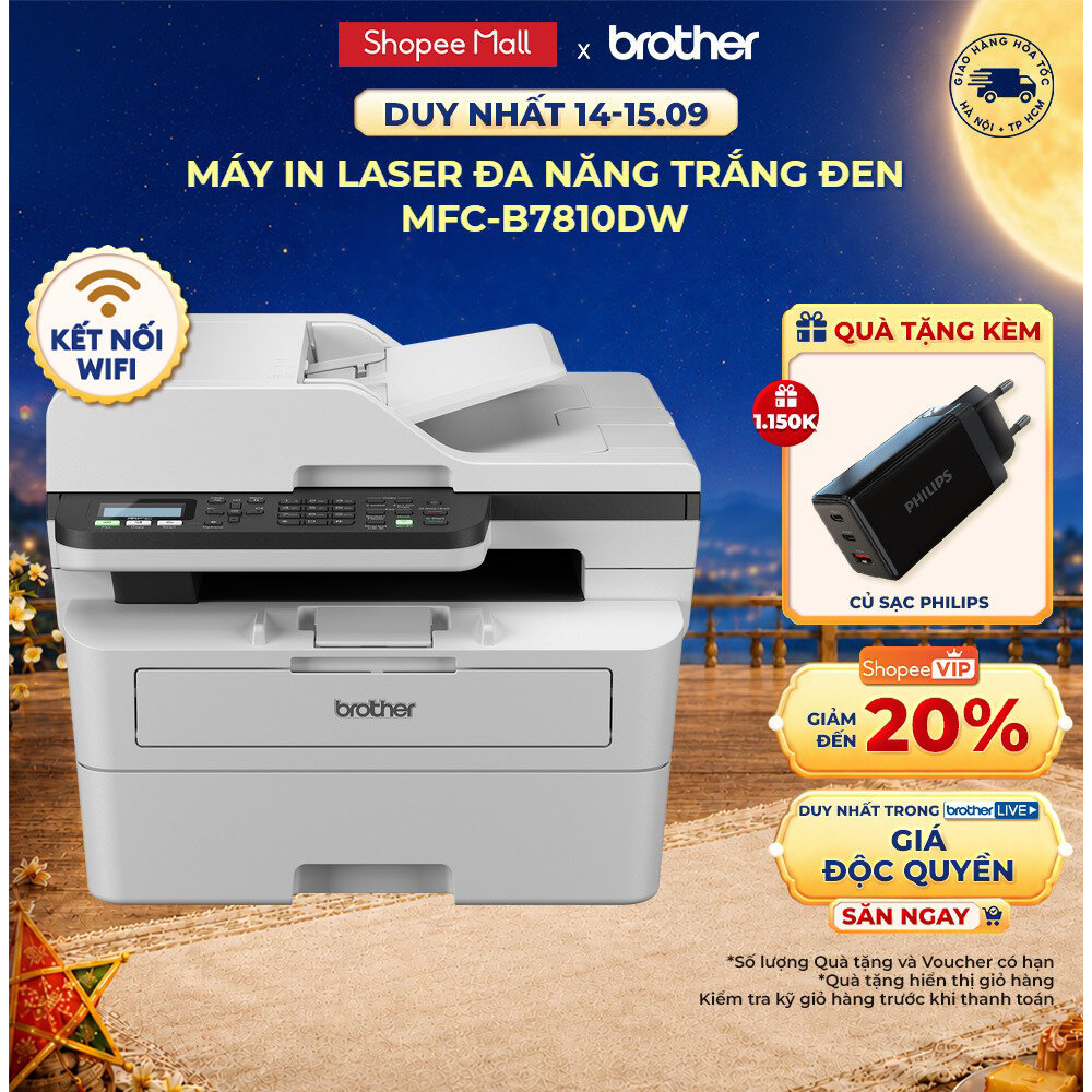 Máy in laser đa năng Brother MFC-B7810DW
