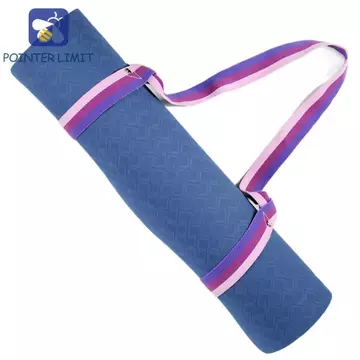 POINTER GIỚI HẠN Dây đai thảm tập yoga có thể điều chỉnh, Dây đeo tập yoga di động đàn hồi, Thiết bị tập yoga Dây đeo vai có thể điều chỉnh đầy màu sắc Thảm tập yoga Thảm tập thể dục