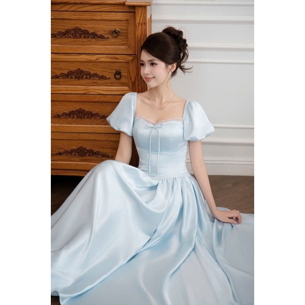 Dầm váy hoa lụa bóng - Melanie Dress