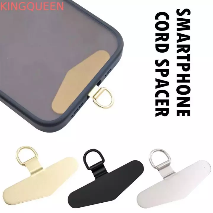 KINGQUEEN 5 Chiếc Khóa Dây Điện Thoại, Đầu Nối Dây Điện Thoại Siêu Mỏng Kim Loại, Phụ Kiện Dây Điện Thoại Đa Năng Mịn Chắc Chắn Điện Thoại Tab Tất Cả Các Vỏ Điện Thoại