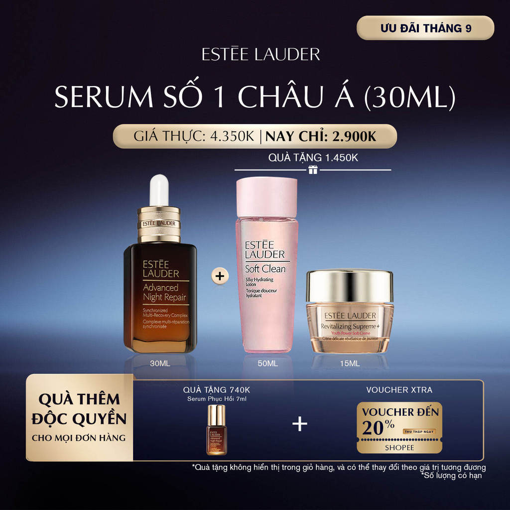 [DUY NHẤT 25.9] Tinh chất (Serum) phục hồi ngăn ngừa lão hóa Advanced Night Repair Synchronized Multi-Recovery 30ml