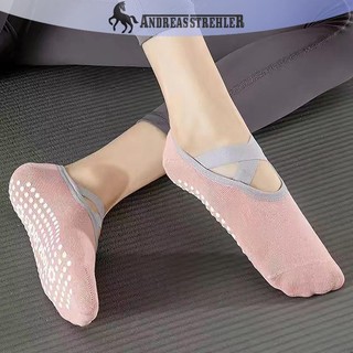 Onetimingfine Tất Yoga Chống Trơn Trượt Người Phụ Nữ Thể Thao Hút Mồ Hôi Thoáng Khí Tất Pilates Nữ Múa Ba Lê VN