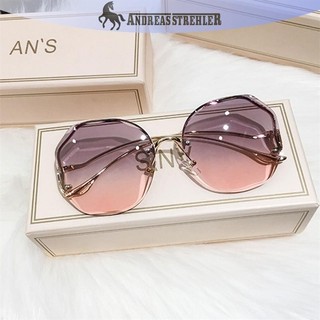 Onetimingfine 2021 Thời Trang Gradient Nữ Đại Dương Cắt Nước Viền Ống Kính Chống Nắng NữUV400 VN