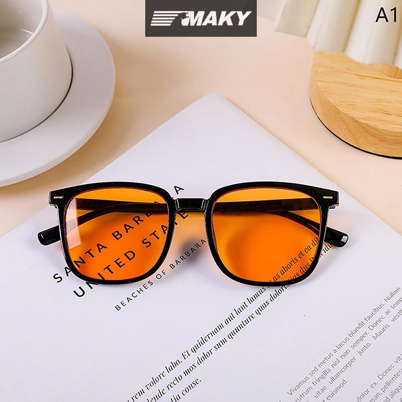 Newwellknownepic Cổ Điển Tối Giản Khung Vuông Kính Mát Unisex Thời Trang Hình Học Kính Mát Du Lịch Ngoài Trời Kính Chống Nắng VN