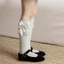 Vớ bé gái có nơ dài đến đầu gối thoáng khí cho bé gái